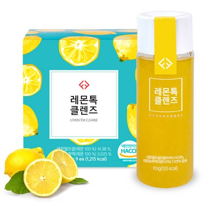 클린케어 3일 톡톡프로그램 레몬톡 클렌즈 음료 9개입 리뷰후기