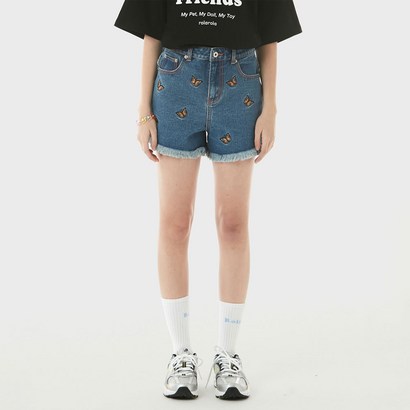 로라로라 여성용 FLOWER DENIM SHORT PT-20341 리뷰후기