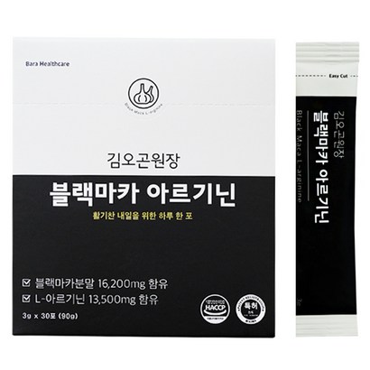 김오곤원장 블랙마카 아르기닌 남성활력제