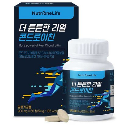 뉴트리원 더 튼튼한 리얼 콘드로이친 영양제 비타민D 함유