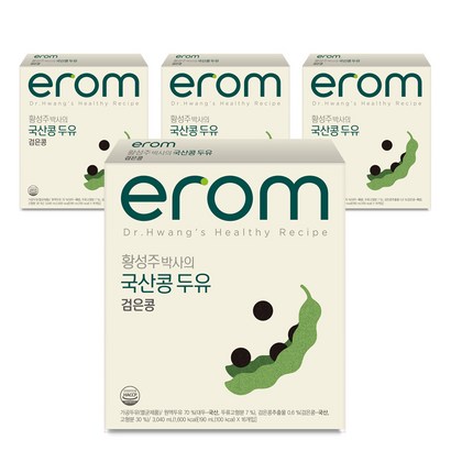 이롬 황성주박사의 국산콩 두유 검은콩 리뷰후기