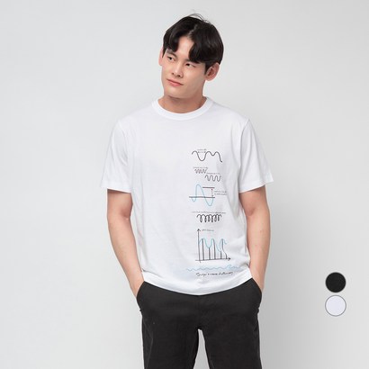 캐럿 남여공용 릴렉스 핏 그레픽 티셔츠 서퍼 리뷰후기