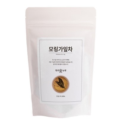 청년농원 저온가공 모링가잎차 삼각티백