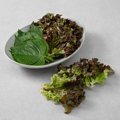 국내산 상추&a;깻잎 간편쌈 리뷰후기
