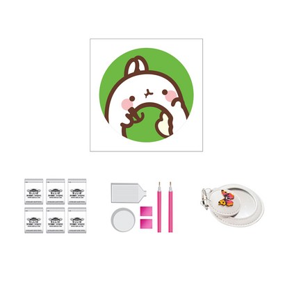 케이엠엘리 3D 몰랑이 6 보석십자수 키링만들기 리뷰후기