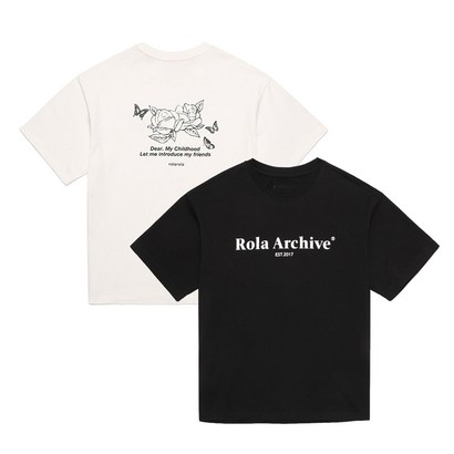 로라로라 여성용 2PACK LETTERING T-SHIRT SET TS-21304 리뷰후기