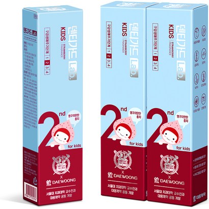대웅제약 덴티가드랩 키즈 치약