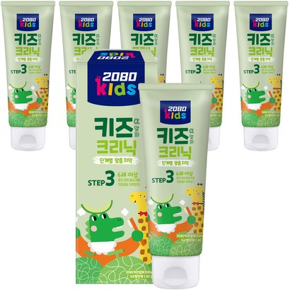 2080 키즈알파크리닉 3단계 키즈 치약 메론향