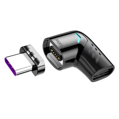 셀인스텍 고속충전 데이터 전송 D 마그네틱 타입C 젠더 100W