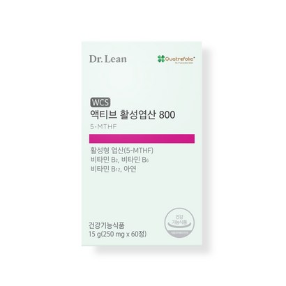 닥터린 WCS 액티브 활성엽산 800