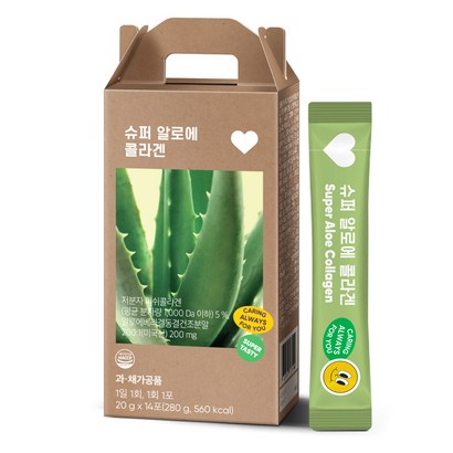 슈퍼하트 슈퍼 알로에 콜라겐 젤리