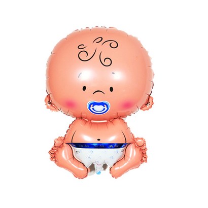베이비샤워 남자아기 캐릭터 은박 풍선