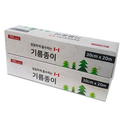 생활을그리다 깔끔하게 흡수하는 기름종이 형