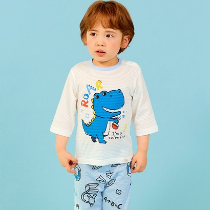 따솜 아동용 과학자 디노 오가닉 7부 쟈가드 실내복 상하의 리뷰후기