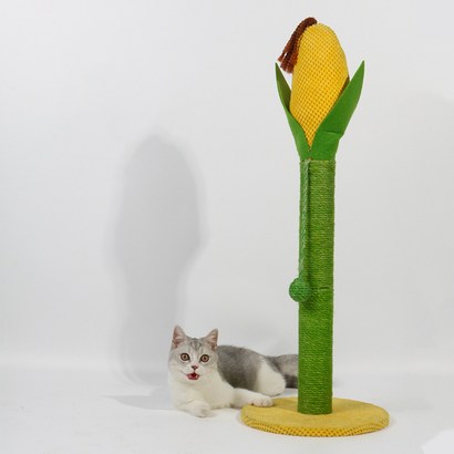 요기쏘 고양이 옥수수 기둥형 스크래쳐