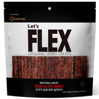 플렉스 반려견 간식 순살육포
