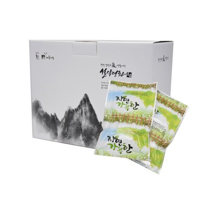 설약산 청후차 곰보배추차