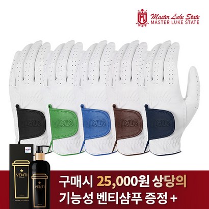 마스터루크 올양피 골프장갑 5Coor 5장 왼손