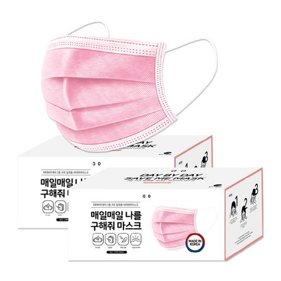 AE 국산 마스크 데이바이데이 세이브미 마스크 대형 100매