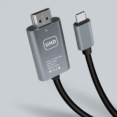에이링크 HDI 4K UHD C타입 60Hz 휴대폰 TV연결케이블 넷플릭스 티빙 웨이브 유료 ott 연결가능 HC60-2