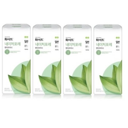 화이트 네이처포레 팬티라이너 일반