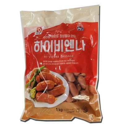 사조오양 하이 비엔나 10개 아이스박스포장 리뷰후기