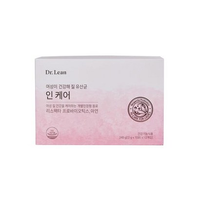 닥터린 인케어 리스펙타 질유산균 리뷰후기