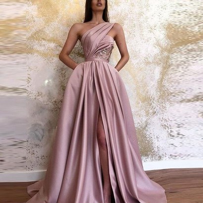 yro Dress Woen Vintae Sit Shouder on Vestidos Evenin arty Undefined