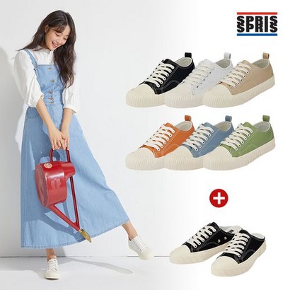 스프리스 여성 뉴테일러 스니커즈플로우 뮬 리뷰후기