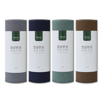 녹색나라 깔끔한장 일회용수세미 세트