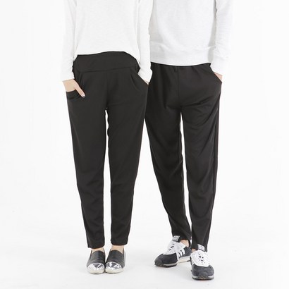남녀공용 더 편한바지_솔리드블랙 리뷰 후기