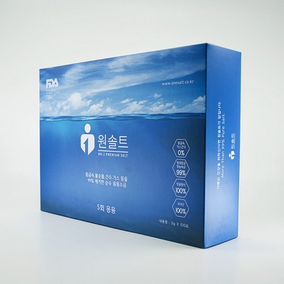 원솔트 순도 깨끗한 순수 음용 소금 100포 리뷰후기