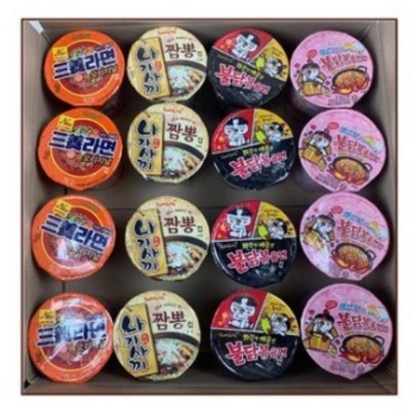 소컵 삼양라면나가사끼불닭볶음까르보불닭4입씩 리뷰후기