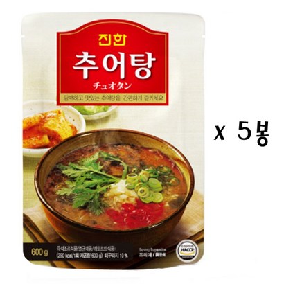 H 진한식품 추어탕 5개 간편식 간단 자취 요리 리뷰후기