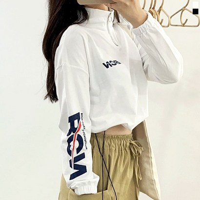 티데일리 본 크롭 반집업 맨투맨 여자 스트링 루즈핏 긴팔 티셔츠 리뷰후기