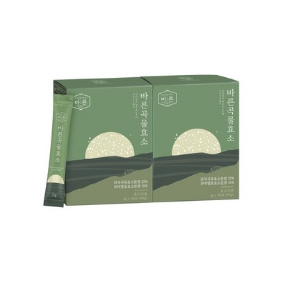 바른 곡물효소 30포2박스