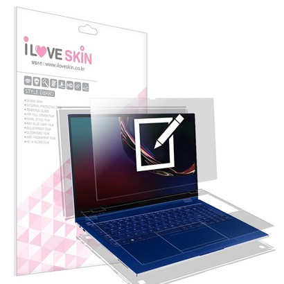알럽스킨 갤럭시북 플렉스 15 NT950QCT / NT950QC 종이질감 액정필름 외부 보필름