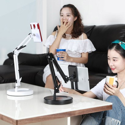 에이링크 테크거치대 TIA견착홀더 태블릿 견착 아이패드 갤럭시탭 멀티거치대 탁상용 다용동 관절형 TIA2