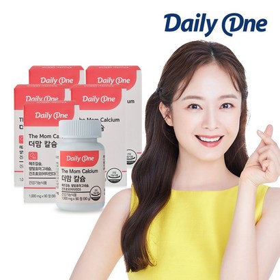 데일리원 전소민 더맘 칼슘 무부형제 해조칼슘 쌀발효 마그네슘 90정