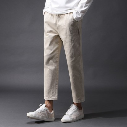 후앙스 데일리 면워싱 스판 세미와이드 팬츠 FHC-3814