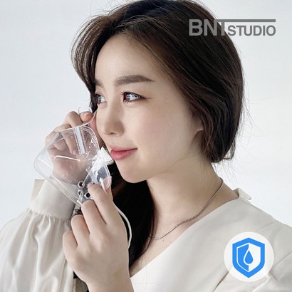 비엔티스튜디오 연예인 3D 방수 립뷰 클리어 블랙 투명 마스크 리뷰후기