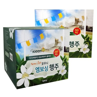 에파타 프리미엄 일회용 엠보싱 행주 80매