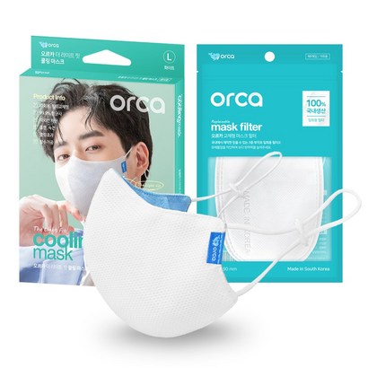 오르카 더 라이트 핏 새부리형 쿨링 마스크 필터 10개입 리뷰후기