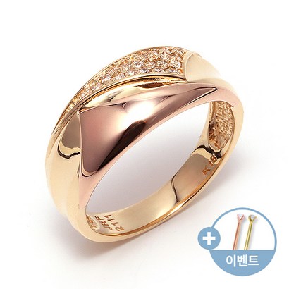 18K 웨이브 금반지 RCW11815 반지