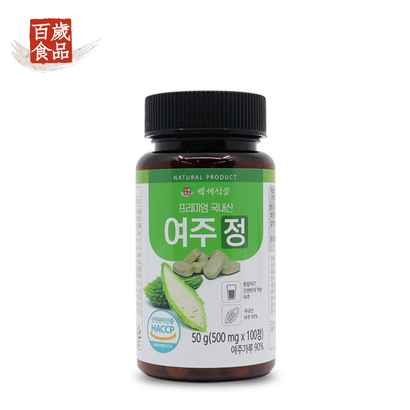 백세식품 프리미엄 국내산 여주정 100정