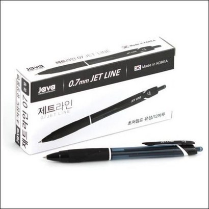 자바 제트 라인 유성 볼펜 0