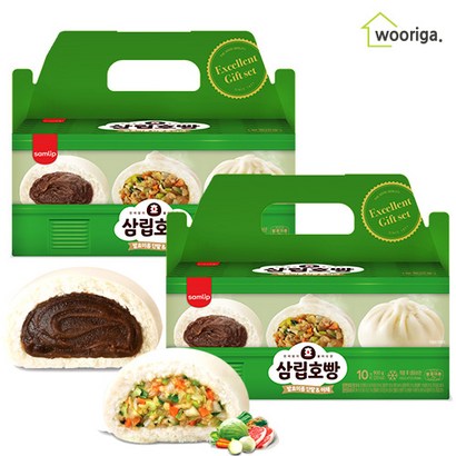 삼립 단팥빵/야채빵 20봉
