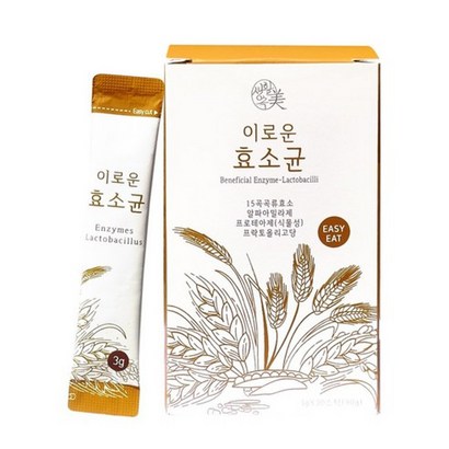이로운 효소 곡물효소 효소균 소화 발효분말 유산균 1박스 30포 리뷰후기
