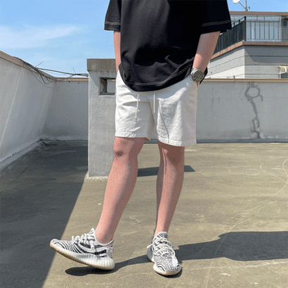피그먼트 면 반바지 리뷰후기
