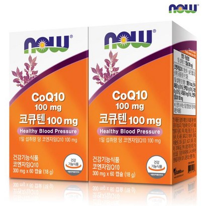 나우푸드 코큐텐 60캡슐 2박스
